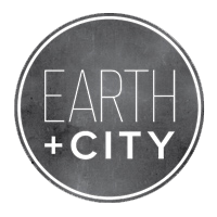 earth + city logo